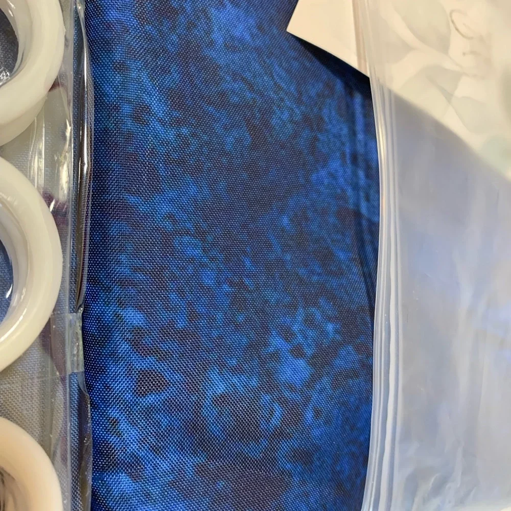 NEW WowRiyidecore Shower Curtain Blue